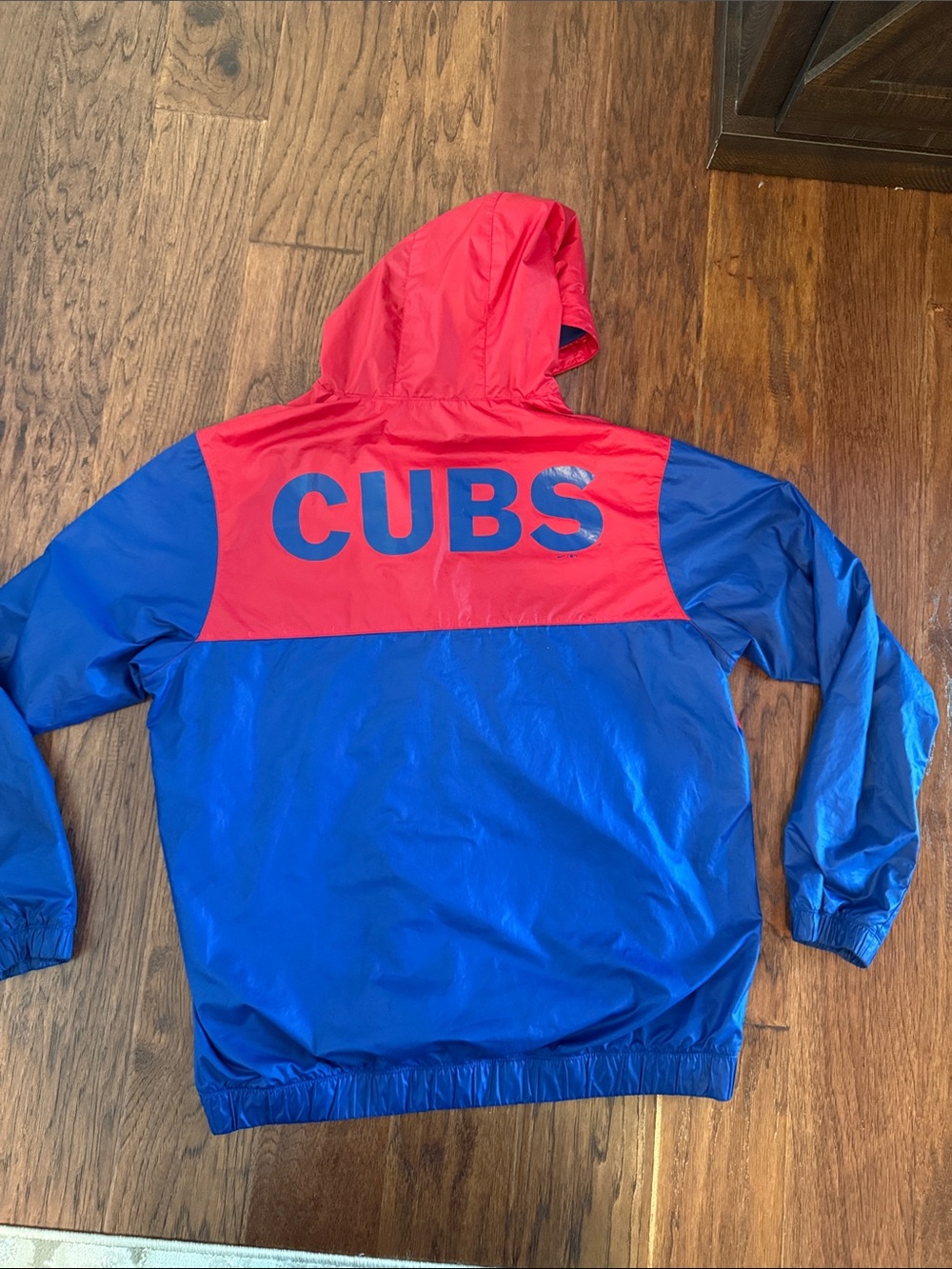 Nike Chicago Cubs Windbreaker Jacket with Hood - Picture 3 of 4